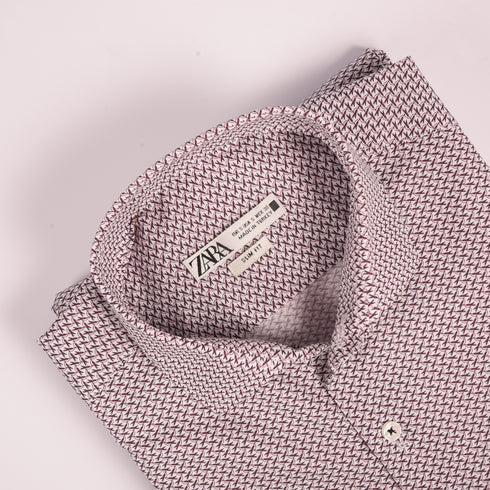 ZR Plum Printed Shirt